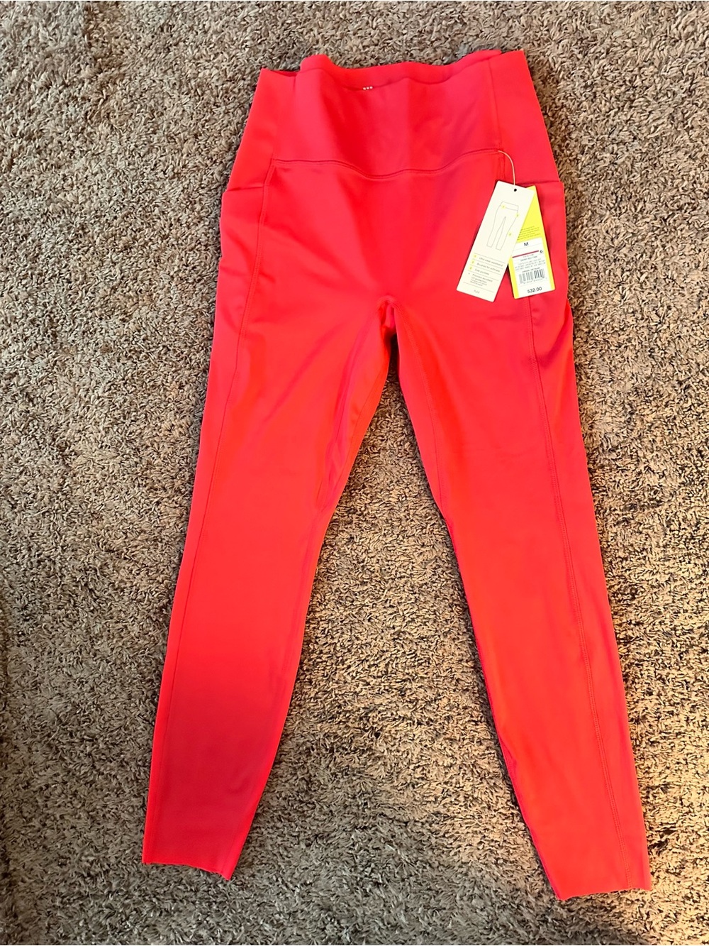 Target Bright Coral High-Waist Leggings